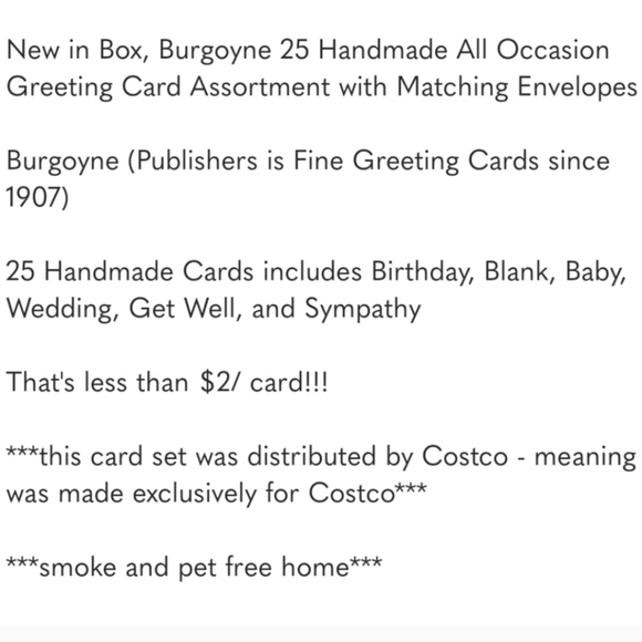 Hand Crafted All Occasion Greeting Cards, 40-count, new - Picture 7 of 7